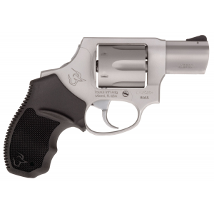 Taurus 2856029ULCH 856 Ultra-Lite 38 Spl + P 6 Round 2 Matte Stainless Steel, Black Rubber Grip
