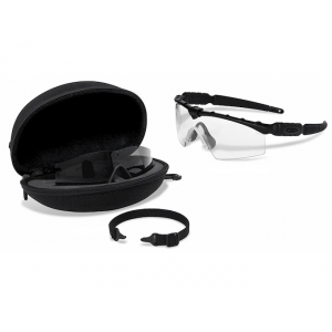 Oakley SI Ballistic M Frame 2.0 Array Black Strike Frame Clear/Grey Lenses Sunglasses