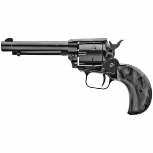 Heritage Mfg Rough Rider .22LR 4.75 6 Round Black Pearl Birds Head Grips Blued Finish Revolver