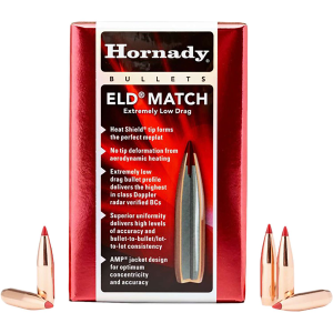 Hornady 245301   6mm .243 109gr Extremely Low Drag-Match 500 Per Box/6 Case