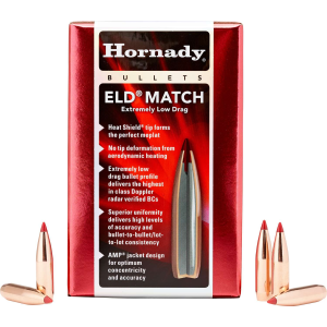 Hornady 263331   6.5mm .264 147gr Extremely Low Drag-Match 500 Per Box/6 Case