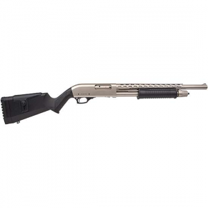 Rock Island AGM5 Carina  12 Gauge 3 1850 51 Nickel Black Fixed wAdjustable Cheekpiece Stock