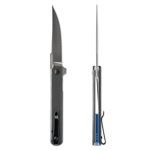 Skallywag Tactical Swifttail 154CM Steel Carbon Fiber Handle Folding Knife