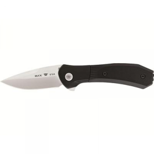 Buck Knives 590 Paradigm Knife 3in S35VN Stainless Steel Straight G10 Satin Black 0590BKSB/12862