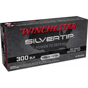 Winchester Silvertip AMO BLK Defense Tip Ammo