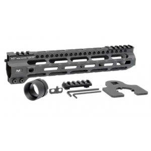 Midwest Industries MICRLW105 Combat Lightweight AR-15 Black Hardcoat Anodized Aluminum/Polymer 10.50 Picatinny/M-LOK