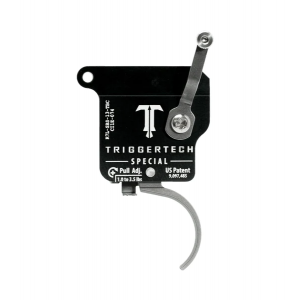 TriggerTech Rem700 Special Left Bolt release Traditional Curved Stainless Trigger