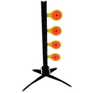 USA WORLD OF TARGETS .22 RIMFIRE DUELING TREE STAND YELLOW
