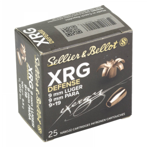 Sellier & Bellot XRG Defense Luger SCHP Ammo