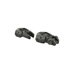 MEPROLIGHT FRBS POLYMER BACKUP FLIP-UP SIGHTS 4 DOT REAR/ ORANGE HYPER BRIGHT FRONT BLACK