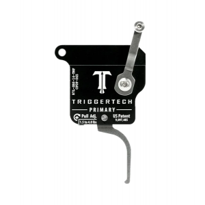 TriggerTech Rem 700 Primary Trigger, Single Stage Left-Handed, No Bolt Release, Flat Stainless Trigger