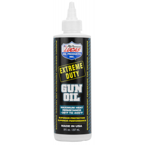 Lucas Oil 10870 Extreme Duty Gun Oil 8 oz Squeeze Bottle