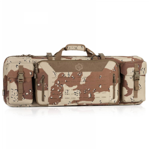Savior Equipment Camo Urban Warfare Double Rifle Bag- 55 Chocolate Chip Camo