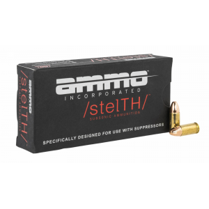 Ammo Inc StelTH Luger Subsonic Total Metal Casing TMC Ammo