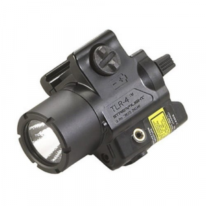 Streamlight 69241 TLR-4  Handgun HK USP Compact White LED 170 Lumens Red Laser Black Anodized Polymer