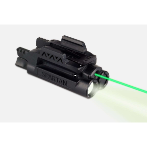 LaserMax SPSCG Spartan Laser/Light Rail Mount Green Laser 120 Lumens/5mW 520 nm Wavelength