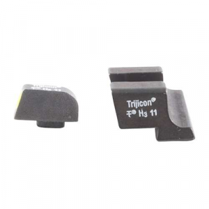 Trijicon 600540 HD Night Sights Fits Glock 17/17L/19/22-28/31-35/37-39 Tritium Green w/Yellow Outline Front Tritium Green w/Black Outline Rear