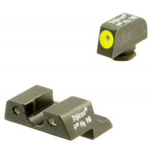 Trijicon 600784 HD Night Sights Fits Glock 42/43 Tritium Green w/Yellow Outline Front Tritium Green Rear