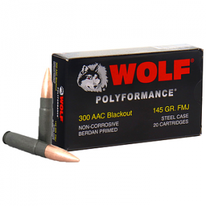 Wolf Polyformance Steel FMJ Ammo