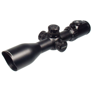 UTG SCP3UM312AO Accushot 3-12x 44mm Obj 32.00-10.00 ft @ 100 yds FOV 30mm Tube Black Finish Illuminated Red/Green Mil-Dot