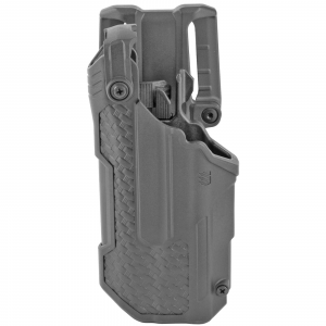 BLACKHAWK L3D T SERIES DUTY HOLSTER GLOCK 17 22 W/ STREAMLIGHT TLR1 TLR2 LEFT HAND BASKETWEAVE