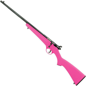 SAVAGE 13844 Rascal 22 Lr 1 16.13 Pink Blued Left Hand