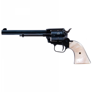 Heritage Mfg Rough Rider Small Bore .22LR/22 WMR 6.5 6 Round Mother of Pearl Grip Black Revolver
