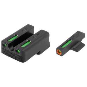 Truglo Brite-Site TFX Pro Day/Night Sights CZ P10/10C Green Tritium w/Orange Outline Front Green Rear Black
