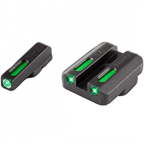 Truglo TG13CZ1PC Brite-Site TFX Pro Day/Night Sights CZ 75 Tritium/Fiber Optic Green w/Orange Outline Front U-Notch Green Rear Black
