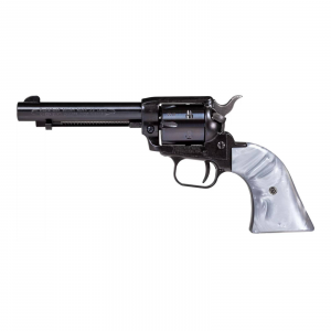 Heritage Mfg Rough Rider Gray Pearl Grips .22LR 4.75 6 Round SA FS Black Finish Revolver