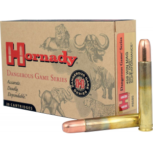 HORNADY 8585 Dangerous Game Superformance 458 Win Mag 500 Gr Dangerous Game Solid 20 Bx/ 6 Cs