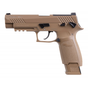 Sig Sauer Airguns AIRM17177 P320-M17 Air Pistol CO2 177 Pellet 20rd Coyote Frame Coyote Polymer Grip