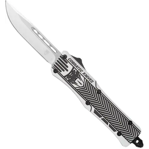 Cobratec Knives COBRATEC MEDIUM CTK1 OTF CERTAKOTE ARCTIC WHITE 3 D2 - $69.76 at BattleHawk Armory