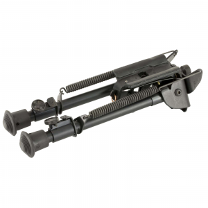 Harris LS BL S Bipod with Swivels Aluminum/Steel Black Anodized 9-13