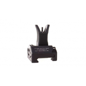 Troy Ind SSIGFBSFMBT01 Tritium BattleSights Front Sight M4,M16 Black Hardcoat Anodized Folding Aluminum/Steel Black
