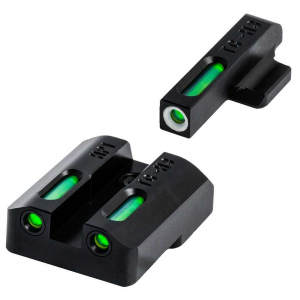 Truglo TG13CZ2A Brite-Site TFX Day/Night Sights CZ P10/10C Green Tritium w/White Outline Front Green Rear Black