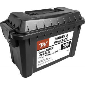 Winchester Ammo WW9C USA 9mm 115 Gr Full Metal Jacket (FMJ) 500rd (Ammo Can)