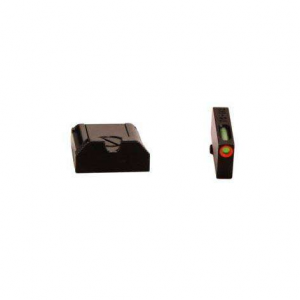 Truglo TG13GLAPC Brite-Site TFX Pro Day/Night Sights fits Glock 17, 17L, 19, 22-24, 26-27, 33-35, 38-39 U-Notch Green Tritium/Fiber Optic w/Orange Outline Green Black