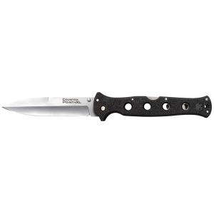 Cold Steel CS-10AA Counter Point 6 Folding Plain AUS 10A Steel Blade Black Griv-Ex Handle