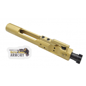 BHA Precision Complete M16 AR-15 5.56/300 Gold Titanium Nitride Logo Bolt Carrier Group - BCG