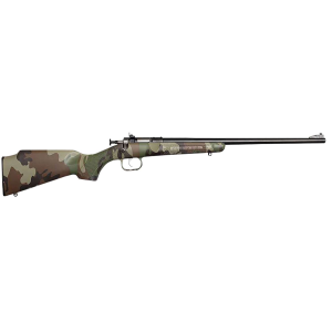 Crickett KSA2170 My First Rifle Gen2 22 S/L/LR Single Shot 16.10 Blued Barrel & Receiver, M81 Woodland Camo Synthetic Fixed Stock, EZ Loader