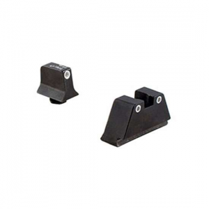 Trijicon 600689 Bright & Tough Night Sights  fits Glock 20-21,29-30,36,40-41 Suppressor Height Green w/White Outline Black