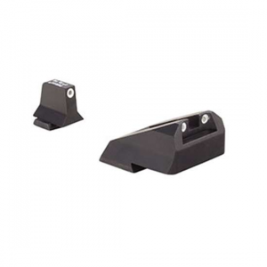 Trijicon 600900 Bright & Tough Night Sights S&W M&P S&W M&P/SD9 VE/SD40 VE with Suppressor Tritium Front/Rear Green Tritium w/White Outline Black