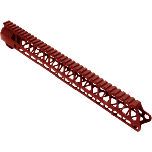 TIMBER CREEK OUTDOOR INC ME15HGR Enforcer Handguard AR-15 Red Anodized Aluminum 15 Picatinny/M-LOK