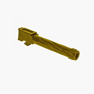 Rival Arms RA20G202E Threaded V1 fits Glock 19 Gen3-4 Gold PVD 416R Stainless Steel