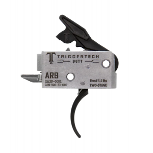 TriggerTech AR-9 Duty, Two-Stage, Traditional Curved, Trigger