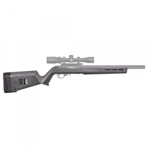 Magpul MAG548-GRY Hunter X-22 Stock Fixed w/Adjustable Comb Stealth Gray Synthetic for Ruger 10/22
