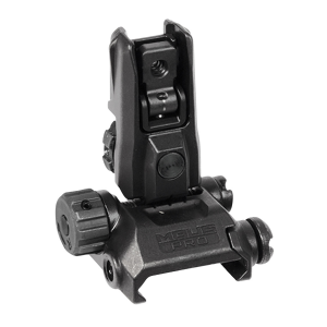Magpul MBUS Pro LR Adjustable Sight, Rear, Black