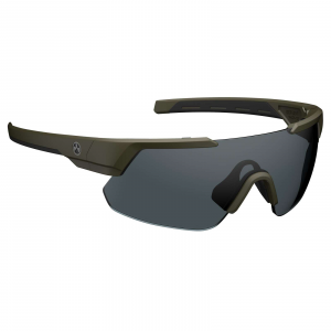 Magpul MAG104413151100 Defiant Eyewear Gray Lens OD Green Frame