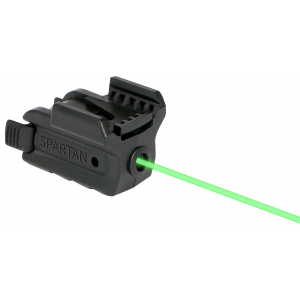 LaserMax SPSG Spartan Green Laser 520nm Minimum 1 Picatinny/Weaver Rail Blk
